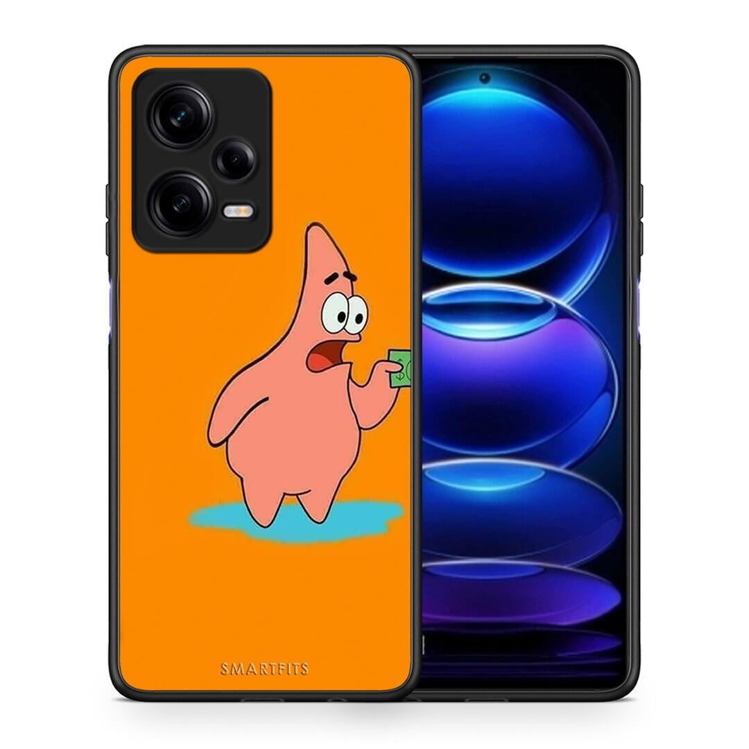 Θήκη Xiaomi Redmi Note 12 Pro 5G No Money 1 από τη Smartfits με σχέδιο στο πίσω μέρος και μαύρο περίβλημα | Xiaomi Redmi Note 12 Pro 5G No Money 1 Case with Colorful Back and Black Bezels