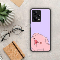 Thumbnail for Θήκη Xiaomi Redmi Note 12 Pro 5G Pig Love 2 από τη Smartfits με σχέδιο στο πίσω μέρος και μαύρο περίβλημα | Xiaomi Redmi Note 12 Pro 5G Pig Love 2 Case with Colorful Back and Black Bezels