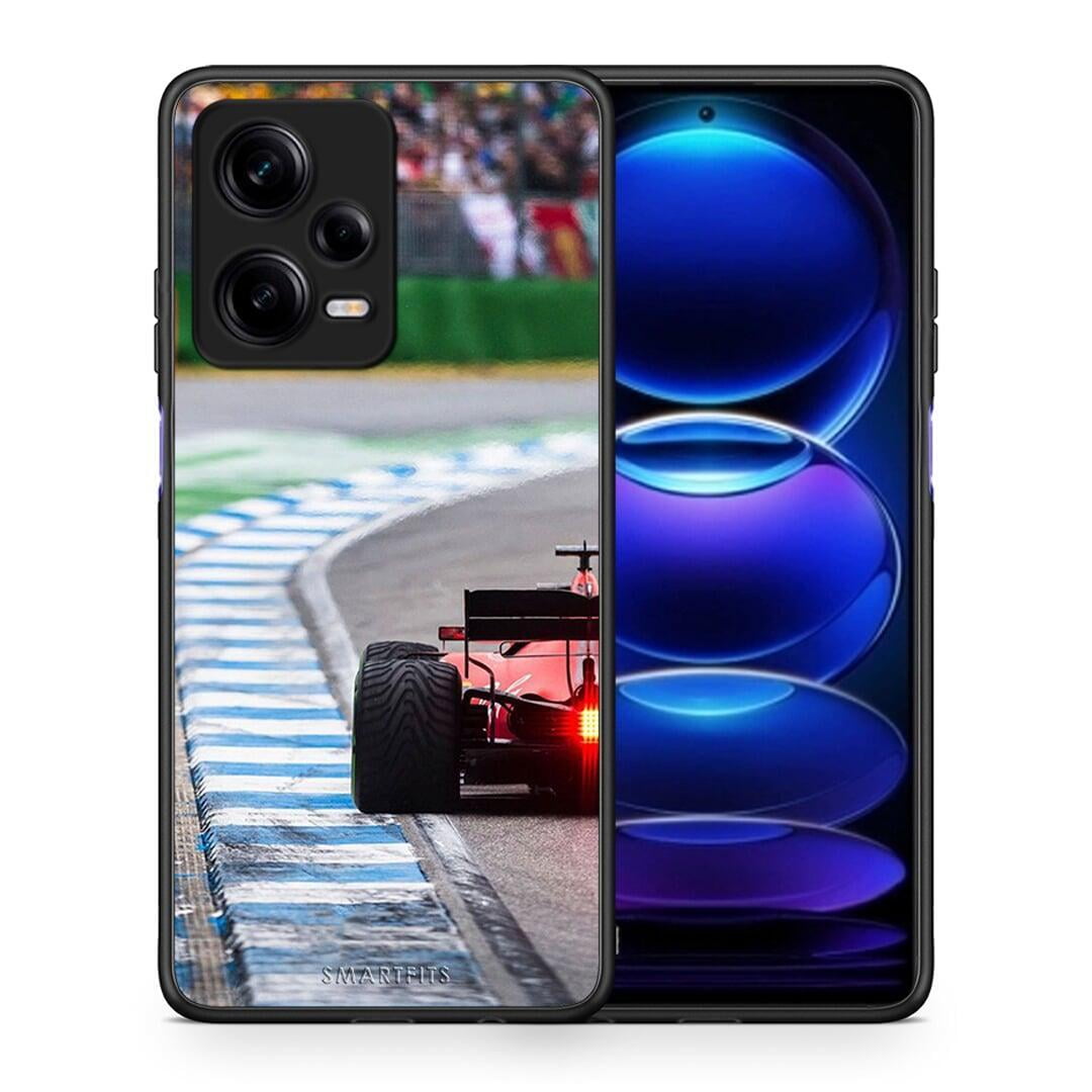 Θήκη Xiaomi Redmi Note 12 Pro 5G Racing Vibes από τη Smartfits με σχέδιο στο πίσω μέρος και μαύρο περίβλημα | Xiaomi Redmi Note 12 Pro 5G Racing Vibes Case with Colorful Back and Black Bezels