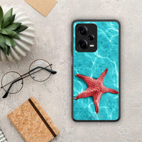 Thumbnail for Θήκη Xiaomi Redmi Note 12 Pro 5G Red Starfish από τη Smartfits με σχέδιο στο πίσω μέρος και μαύρο περίβλημα | Xiaomi Redmi Note 12 Pro 5G Red Starfish Case with Colorful Back and Black Bezels