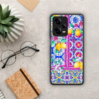 Thumbnail for Θήκη Xiaomi Redmi Note 12 Pro 5G Retro Spring από τη Smartfits με σχέδιο στο πίσω μέρος και μαύρο περίβλημα | Xiaomi Redmi Note 12 Pro 5G Retro Spring Case with Colorful Back and Black Bezels