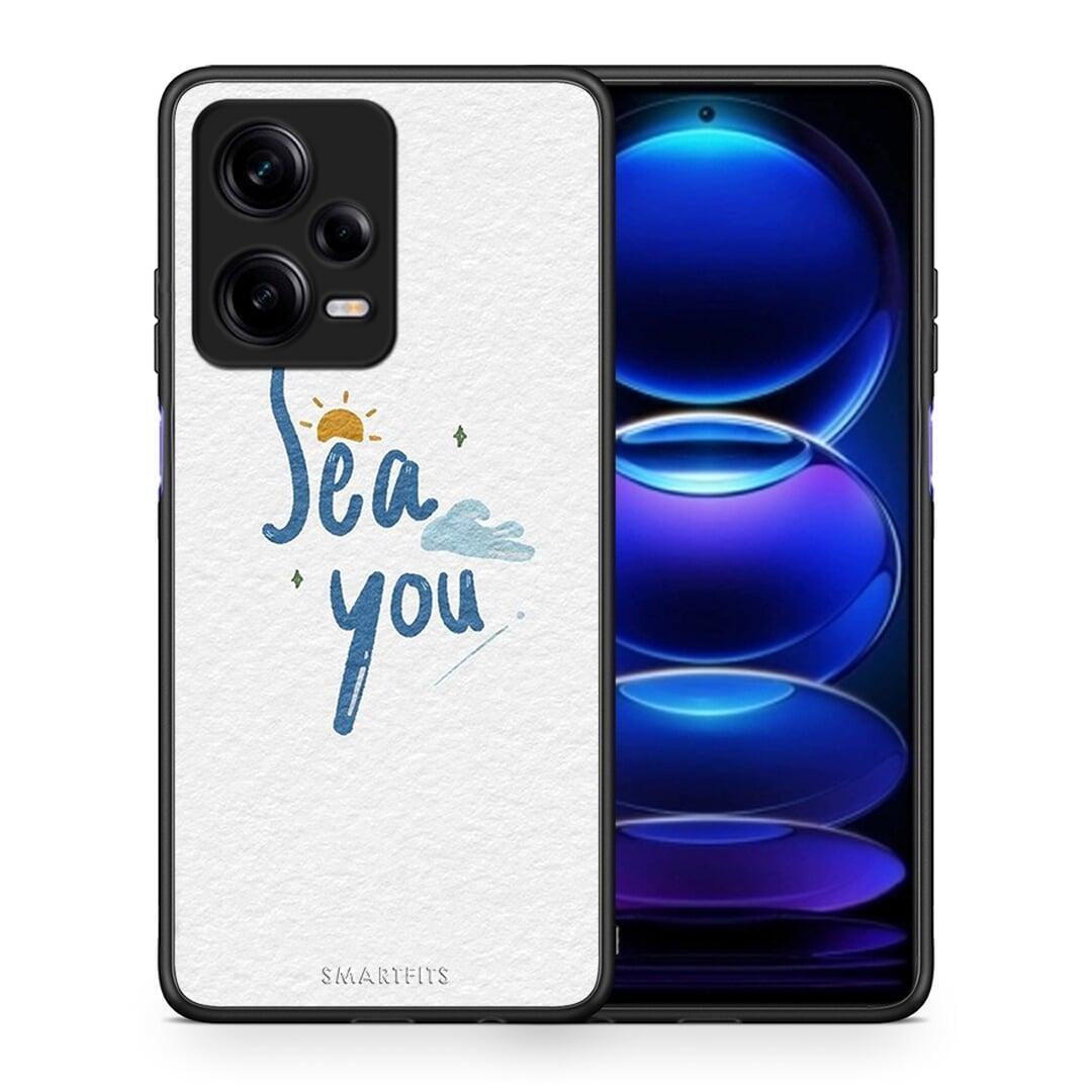 Θήκη Xiaomi Redmi Note 12 Pro 5G Sea You από τη Smartfits με σχέδιο στο πίσω μέρος και μαύρο περίβλημα | Xiaomi Redmi Note 12 Pro 5G Sea You Case with Colorful Back and Black Bezels