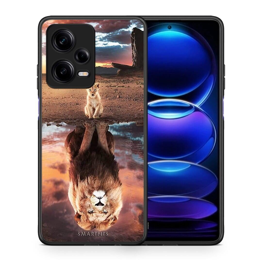 Θήκη Xiaomi Redmi Note 12 Pro 5G Sunset Dreams από τη Smartfits με σχέδιο στο πίσω μέρος και μαύρο περίβλημα | Xiaomi Redmi Note 12 Pro 5G Sunset Dreams Case with Colorful Back and Black Bezels