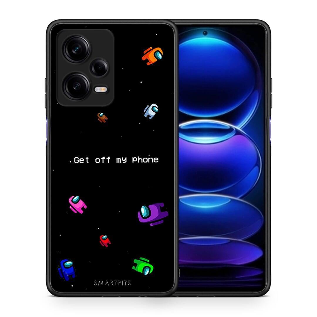 Θήκη Xiaomi Redmi Note 12 Pro 5G Text AFK από τη Smartfits με σχέδιο στο πίσω μέρος και μαύρο περίβλημα | Xiaomi Redmi Note 12 Pro 5G Text AFK Case with Colorful Back and Black Bezels