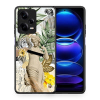 Thumbnail for Θήκη Xiaomi Redmi Note 12 Pro 5G Woman Statue από τη Smartfits με σχέδιο στο πίσω μέρος και μαύρο περίβλημα | Xiaomi Redmi Note 12 Pro 5G Woman Statue Case with Colorful Back and Black Bezels