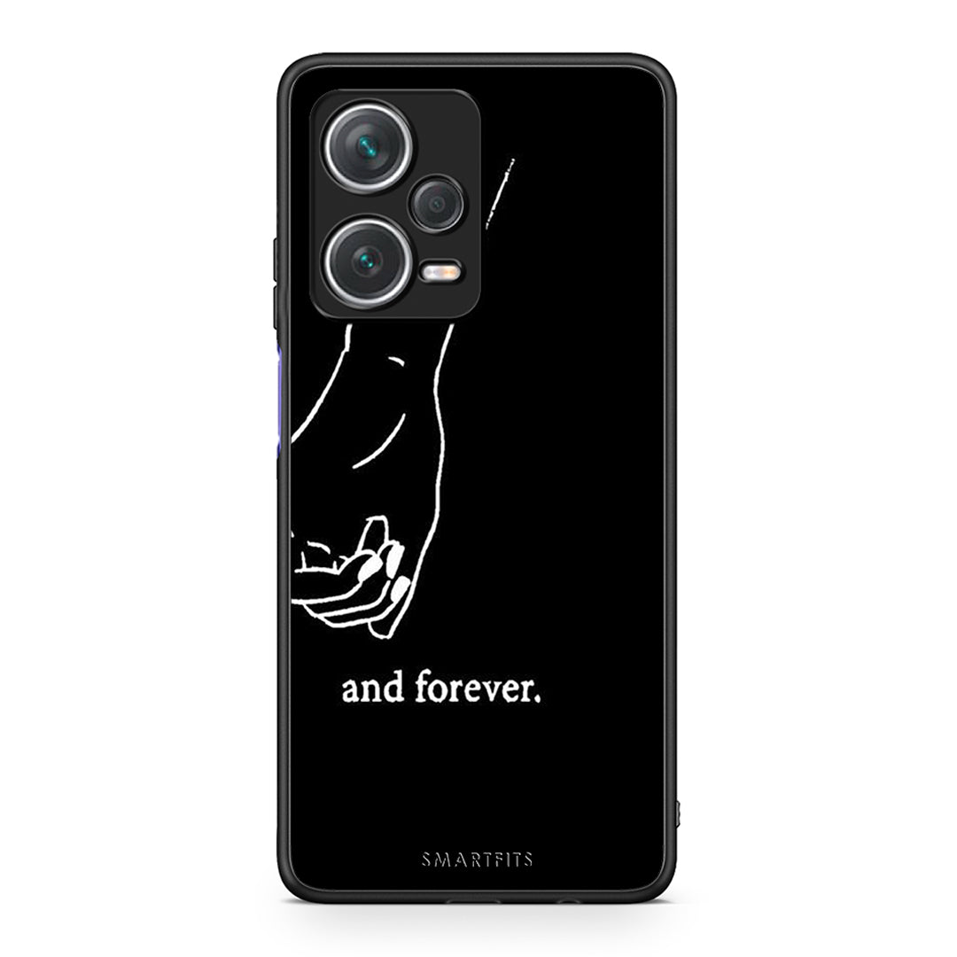 Xiaomi Redmi Note 12 Pro+ / 12 Pro Discovery Always & Forever 1 Θήκη Αγίου Βαλεντίνου από τη Smartfits με σχέδιο στο πίσω μέρος και μαύρο περίβλημα | Smartphone case with colorful back and black bezels by Smartfits