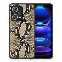 Thumbnail for Θήκη Xiaomi Redmi Note 12 Pro+ / 12 Pro Discovery Fashion Snake Animal από τη Smartfits με σχέδιο στο πίσω μέρος και μαύρο περίβλημα | Xiaomi Redmi Note 12 Pro+ / 12 Pro Discovery Fashion Snake Animal case with colorful back and black bezels