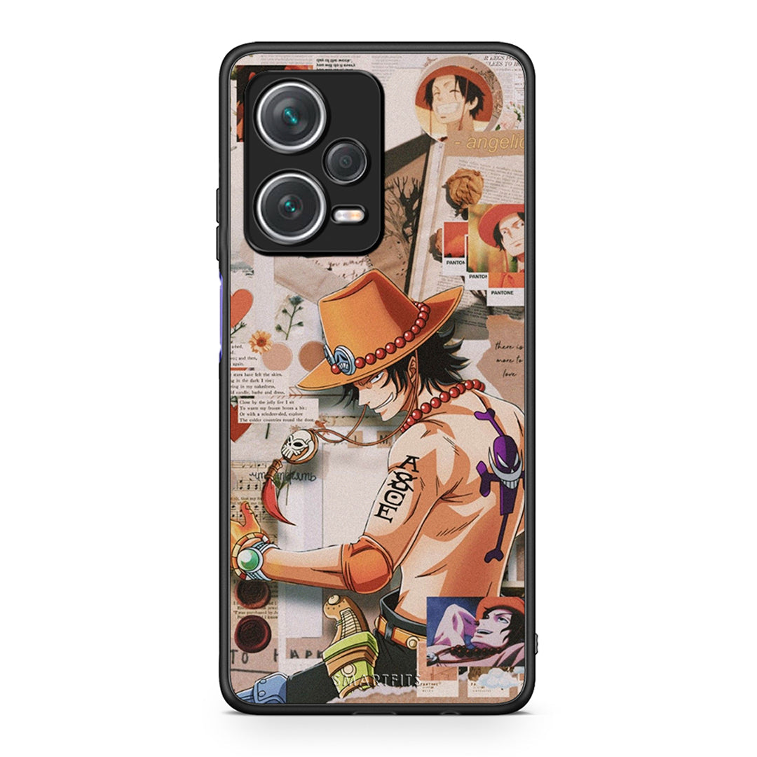 Xiaomi Redmi Note 12 Pro+ / 12 Pro Discovery Anime Collage θήκη από τη Smartfits με σχέδιο στο πίσω μέρος και μαύρο περίβλημα | Smartphone case with colorful back and black bezels by Smartfits