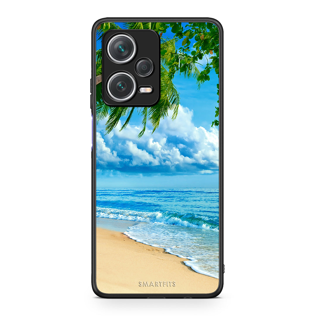 Xiaomi Redmi Note 12 Pro+ / 12 Pro Discovery Beautiful Beach θήκη από τη Smartfits με σχέδιο στο πίσω μέρος και μαύρο περίβλημα | Smartphone case with colorful back and black bezels by Smartfits