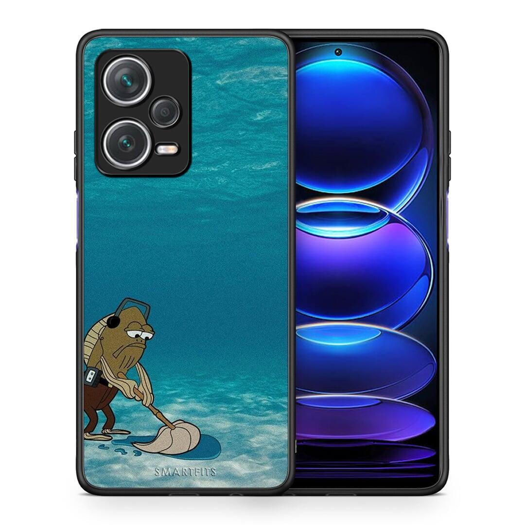 Θήκη Xiaomi Redmi Note 12 Pro+ / 12 Pro Discovery Clean The Ocean από τη Smartfits με σχέδιο στο πίσω μέρος και μαύρο περίβλημα | Xiaomi Redmi Note 12 Pro+ / 12 Pro Discovery Clean The Ocean case with colorful back and black bezels