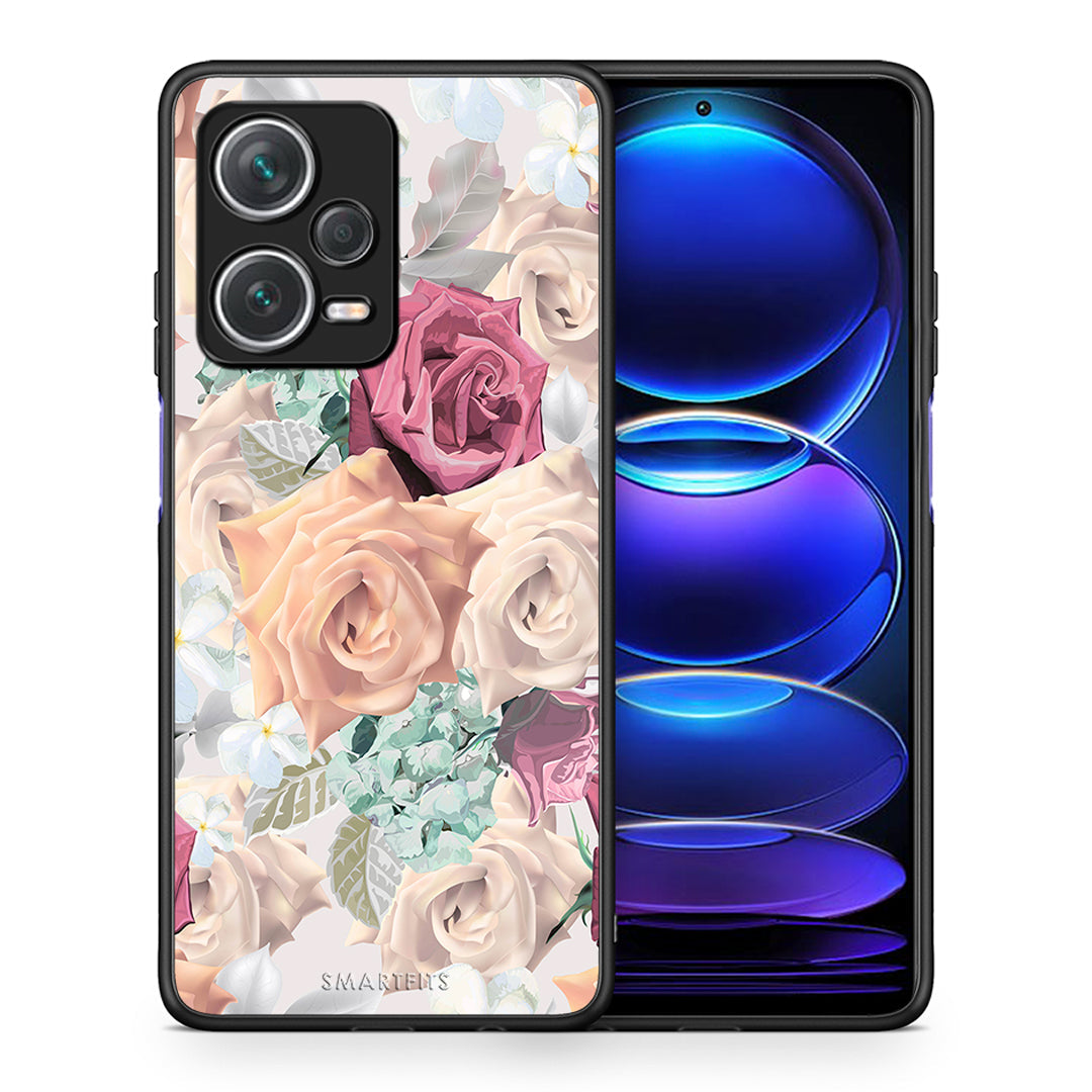 Θήκη Xiaomi Redmi Note 12 Pro+ / 12 Pro Discovery Bouquet Floral από τη Smartfits με σχέδιο στο πίσω μέρος και μαύρο περίβλημα | Xiaomi Redmi Note 12 Pro+ / 12 Pro Discovery Bouquet Floral case with colorful back and black bezels