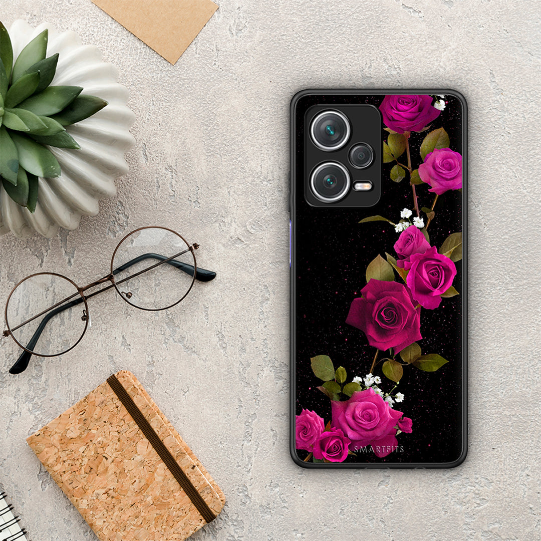 Flower Red Roses - Xiaomi Redmi Note 12 Pro+ / 12 Pro Discovery θήκη