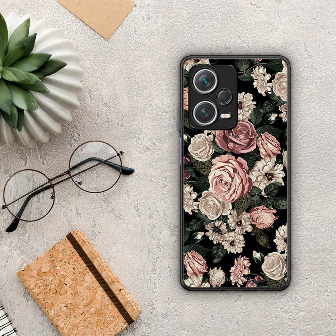 Flower Wild Roses - Xiaomi Redmi Note 12 Pro+ / 12 Pro Discovery θήκη