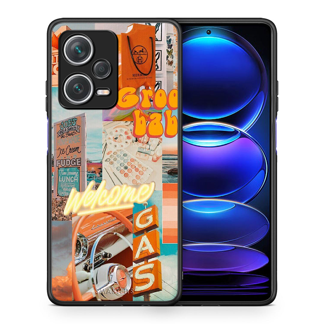 Θήκη Αγίου Βαλεντίνου Xiaomi Redmi Note 12 Pro+ / 12 Pro Discovery Groovy Babe από τη Smartfits με σχέδιο στο πίσω μέρος και μαύρο περίβλημα | Xiaomi Redmi Note 12 Pro+ / 12 Pro Discovery Groovy Babe case with colorful back and black bezels