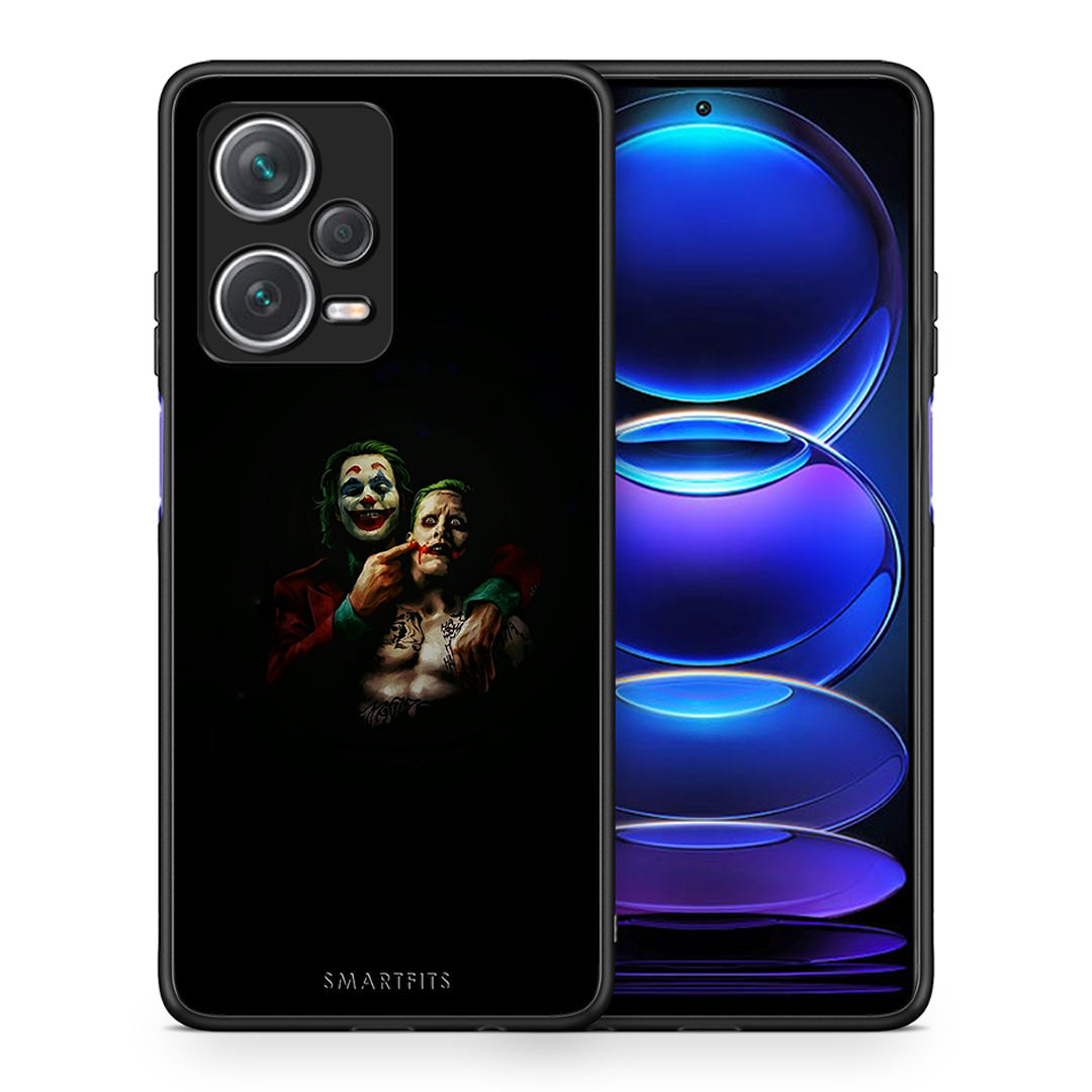 Θήκη Xiaomi Redmi Note 12 Pro+ / 12 Pro Discovery Clown Hero από τη Smartfits με σχέδιο στο πίσω μέρος και μαύρο περίβλημα | Xiaomi Redmi Note 12 Pro+ / 12 Pro Discovery Clown Hero case with colorful back and black bezels