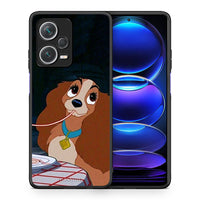 Thumbnail for Θήκη Αγίου Βαλεντίνου Xiaomi Redmi Note 12 Pro+ / 12 Pro Discovery Lady And Tramp 2 από τη Smartfits με σχέδιο στο πίσω μέρος και μαύρο περίβλημα | Xiaomi Redmi Note 12 Pro+ / 12 Pro Discovery Lady And Tramp 2 case with colorful back and black bezels