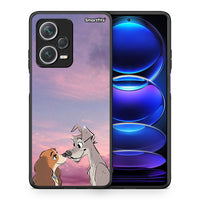 Thumbnail for Θήκη Xiaomi Redmi Note 12 Pro+ / 12 Pro Discovery Lady And Tramp από τη Smartfits με σχέδιο στο πίσω μέρος και μαύρο περίβλημα | Xiaomi Redmi Note 12 Pro+ / 12 Pro Discovery Lady And Tramp case with colorful back and black bezels