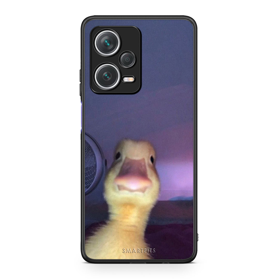 Xiaomi Redmi Note 12 Pro+ / 12 Pro Discovery Meme Duck θήκη από τη Smartfits με σχέδιο στο πίσω μέρος και μαύρο περίβλημα | Smartphone case with colorful back and black bezels by Smartfits