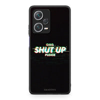 Thumbnail for Xiaomi Redmi Note 12 Pro+ / 12 Pro Discovery OMG ShutUp θήκη από τη Smartfits με σχέδιο στο πίσω μέρος και μαύρο περίβλημα | Smartphone case with colorful back and black bezels by Smartfits