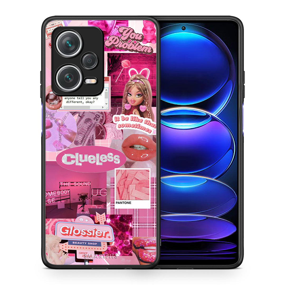 Θήκη Αγίου Βαλεντίνου Xiaomi Redmi Note 12 Pro+ / 12 Pro Discovery Pink Love από τη Smartfits με σχέδιο στο πίσω μέρος και μαύρο περίβλημα | Xiaomi Redmi Note 12 Pro+ / 12 Pro Discovery Pink Love case with colorful back and black bezels