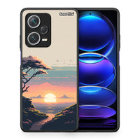 Thumbnail for Θήκη Xiaomi Redmi Note 12 Pro+ / 12 Pro Discovery Pixel Sunset από τη Smartfits με σχέδιο στο πίσω μέρος και μαύρο περίβλημα | Xiaomi Redmi Note 12 Pro+ / 12 Pro Discovery Pixel Sunset case with colorful back and black bezels