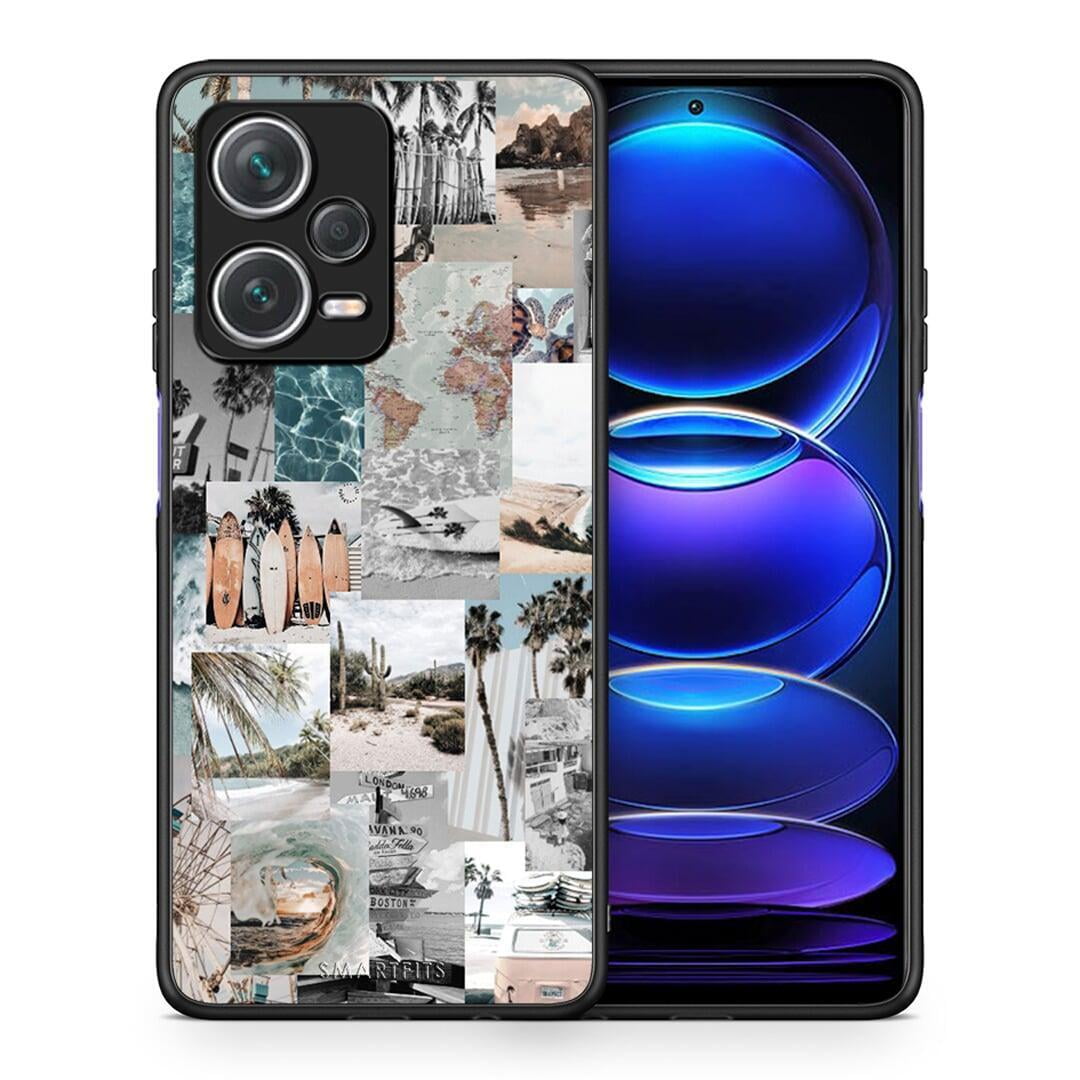 Θήκη Xiaomi Redmi Note 12 Pro+ / 12 Pro Discovery Retro Beach Life από τη Smartfits με σχέδιο στο πίσω μέρος και μαύρο περίβλημα | Xiaomi Redmi Note 12 Pro+ / 12 Pro Discovery Retro Beach Life case with colorful back and black bezels