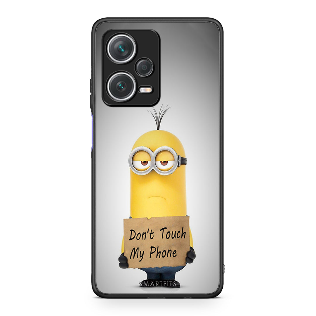 4 - Xiaomi Redmi Note 12 Pro+ / 12 Pro Discovery Minion Text case, cover, bumper