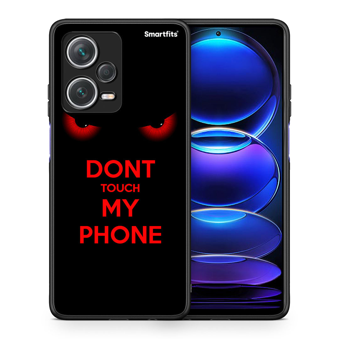 Θήκη Xiaomi Redmi Note 12 Pro+ / 12 Pro Discovery Touch My Phone από τη Smartfits με σχέδιο στο πίσω μέρος και μαύρο περίβλημα | Xiaomi Redmi Note 12 Pro+ / 12 Pro Discovery Touch My Phone case with colorful back and black bezels