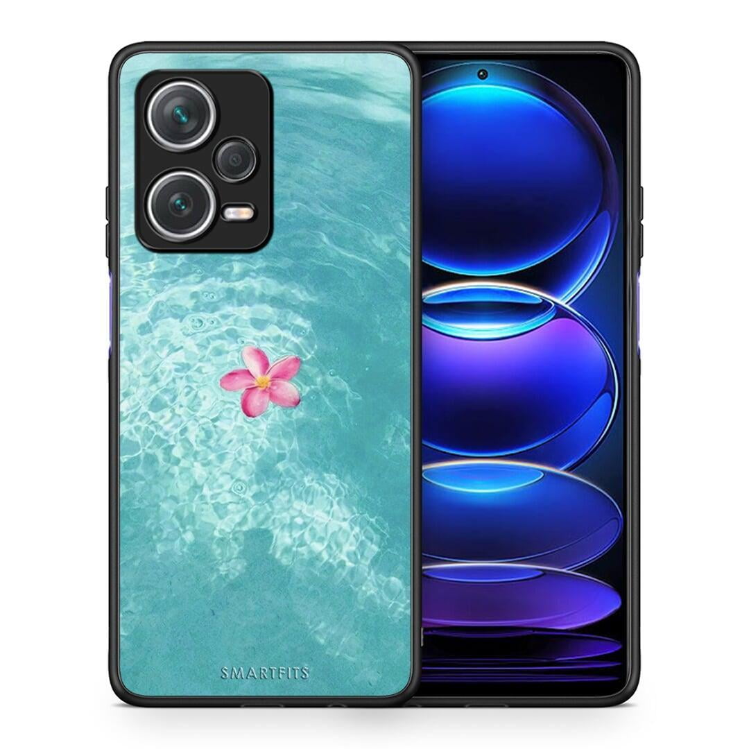 Θήκη Xiaomi Redmi Note 12 Pro+ / 12 Pro Discovery Water Flower από τη Smartfits με σχέδιο στο πίσω μέρος και μαύρο περίβλημα | Xiaomi Redmi Note 12 Pro+ / 12 Pro Discovery Water Flower case with colorful back and black bezels