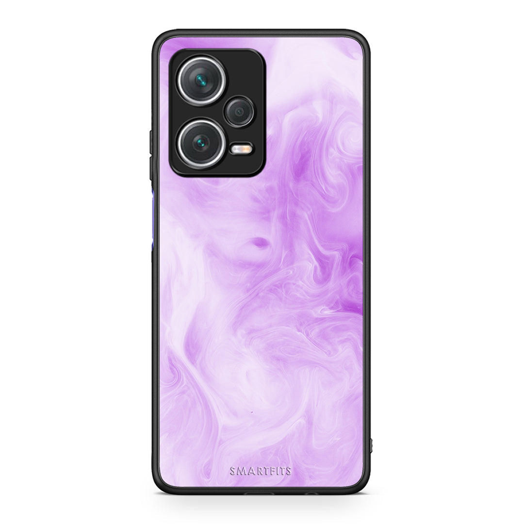 99 - Xiaomi Redmi Note 12 Pro+ / 12 Pro Discovery Watercolor Lavender case, cover, bumper