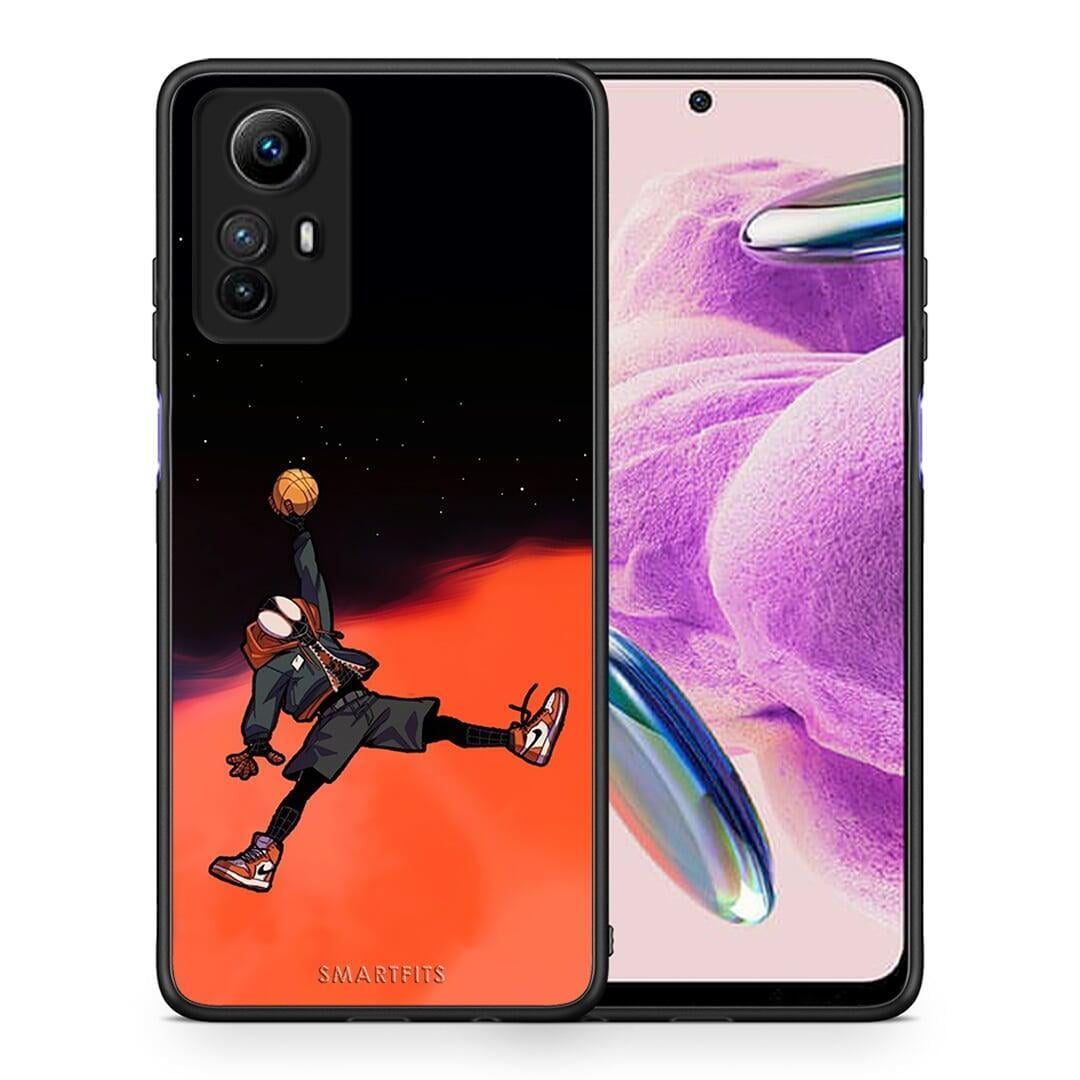 Θήκη Xiaomi Redmi Note 12S / Redmi K60 Pro Basketball Hero από τη Smartfits με σχέδιο στο πίσω μέρος και μαύρο περίβλημα | Xiaomi Redmi Note 12S / Redmi K60 Pro Basketball Hero Case with Colorful Back and Black Bezels