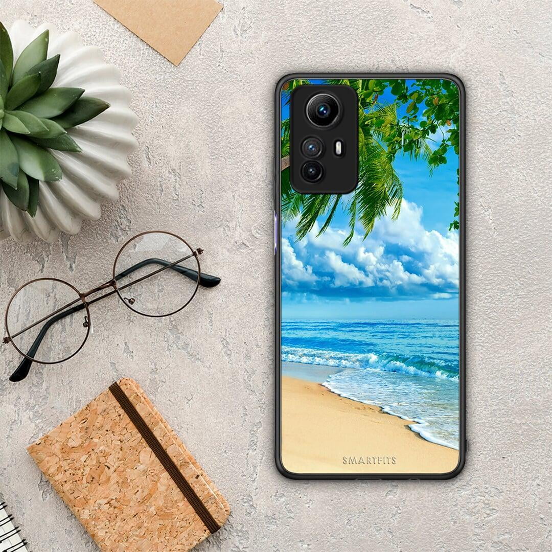 Θήκη Xiaomi Redmi Note 12S / Redmi K60 Pro Beautiful Beach από τη Smartfits με σχέδιο στο πίσω μέρος και μαύρο περίβλημα | Xiaomi Redmi Note 12S / Redmi K60 Pro Beautiful Beach Case with Colorful Back and Black Bezels