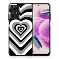 Thumbnail for Θήκη Xiaomi Redmi Note 12S / Redmi K60 Pro Black Hearts από τη Smartfits με σχέδιο στο πίσω μέρος και μαύρο περίβλημα | Xiaomi Redmi Note 12S / Redmi K60 Pro Black Hearts Case with Colorful Back and Black Bezels