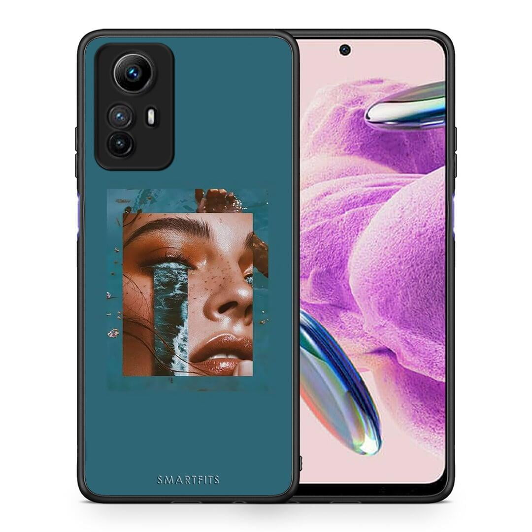 Θήκη Xiaomi Redmi Note 12S / Redmi K60 Pro Cry An Ocean από τη Smartfits με σχέδιο στο πίσω μέρος και μαύρο περίβλημα | Xiaomi Redmi Note 12S / Redmi K60 Pro Cry An Ocean Case with Colorful Back and Black Bezels