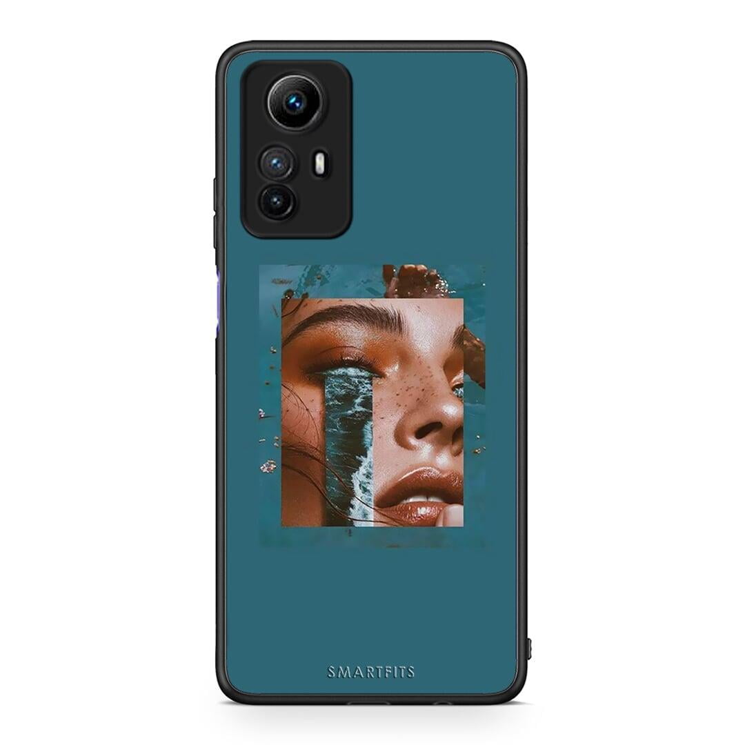 Θήκη Xiaomi Redmi Note 12S / Redmi K60 Pro Cry An Ocean από τη Smartfits με σχέδιο στο πίσω μέρος και μαύρο περίβλημα | Xiaomi Redmi Note 12S / Redmi K60 Pro Cry An Ocean Case with Colorful Back and Black Bezels