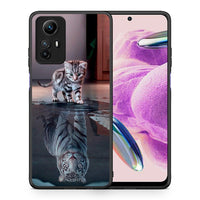 Thumbnail for Θήκη Xiaomi Redmi Note 12S / Redmi K60 Pro Cute Tiger από τη Smartfits με σχέδιο στο πίσω μέρος και μαύρο περίβλημα | Xiaomi Redmi Note 12S / Redmi K60 Pro Cute Tiger Case with Colorful Back and Black Bezels