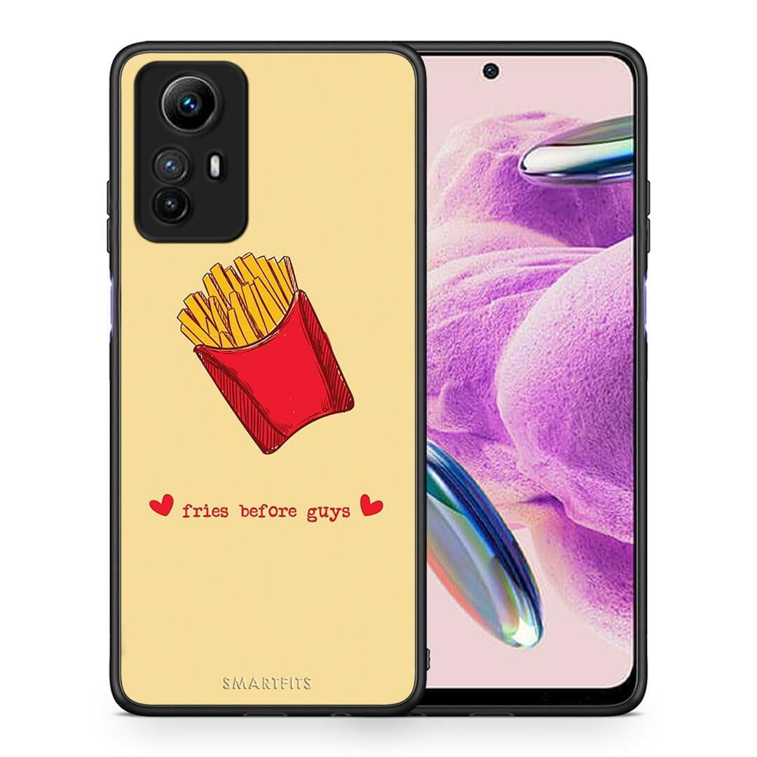 Θήκη Xiaomi Redmi Note 12S / Redmi K60 Pro Fries Before Guys από τη Smartfits με σχέδιο στο πίσω μέρος και μαύρο περίβλημα | Xiaomi Redmi Note 12S / Redmi K60 Pro Fries Before Guys Case with Colorful Back and Black Bezels