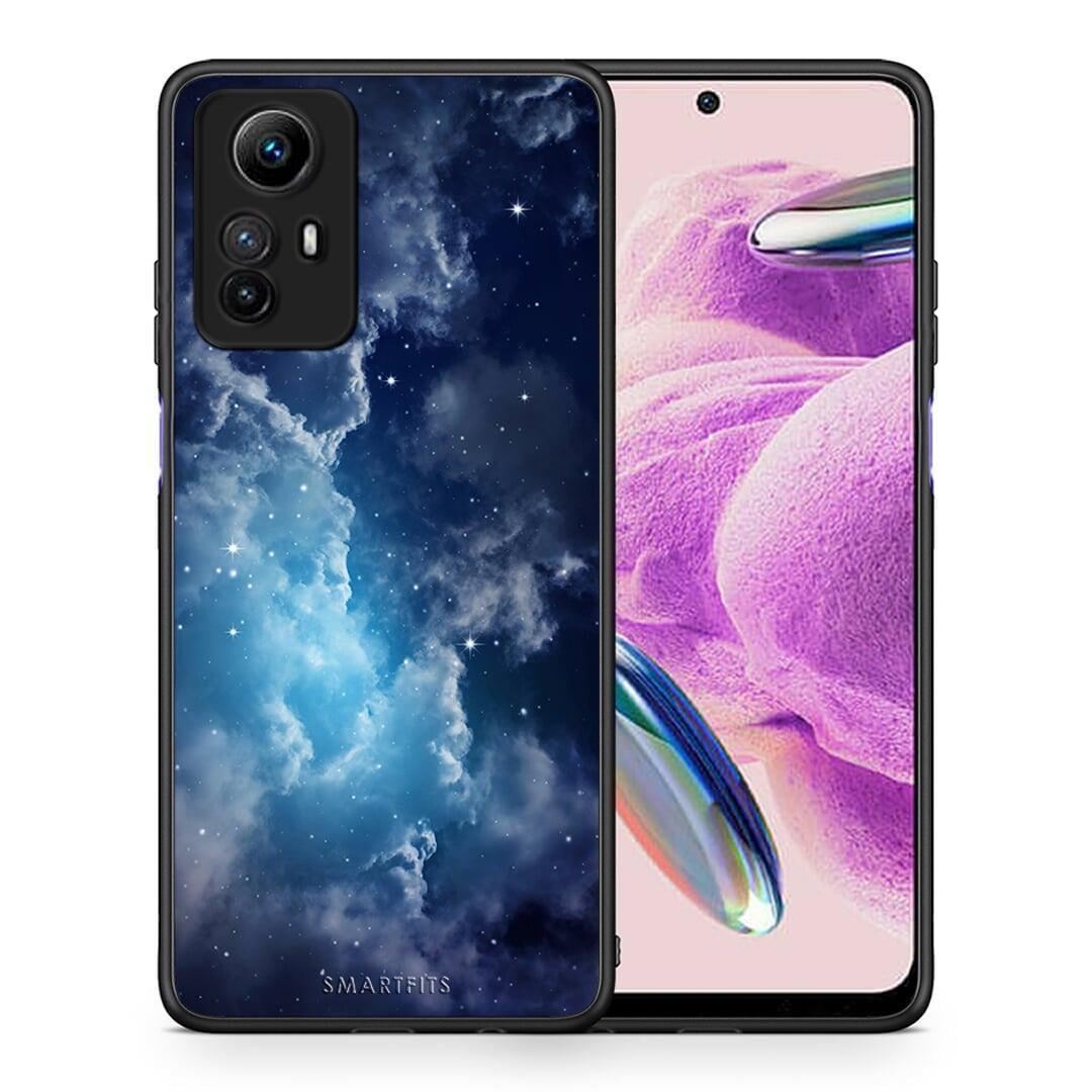 Θήκη Xiaomi Redmi Note 12S / Redmi K60 Pro Galactic Blue Sky από τη Smartfits με σχέδιο στο πίσω μέρος και μαύρο περίβλημα | Xiaomi Redmi Note 12S / Redmi K60 Pro Galactic Blue Sky Case with Colorful Back and Black Bezels