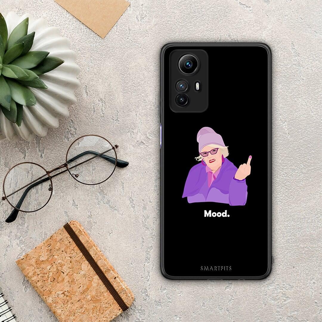 Θήκη Xiaomi Redmi Note 12S / Redmi K60 Pro Grandma Mood Black από τη Smartfits με σχέδιο στο πίσω μέρος και μαύρο περίβλημα | Xiaomi Redmi Note 12S / Redmi K60 Pro Grandma Mood Black Case with Colorful Back and Black Bezels