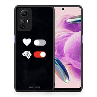 Thumbnail for Θήκη Xiaomi Redmi Note 12S / Redmi K60 Pro Heart Vs Brain από τη Smartfits με σχέδιο στο πίσω μέρος και μαύρο περίβλημα | Xiaomi Redmi Note 12S / Redmi K60 Pro Heart Vs Brain Case with Colorful Back and Black Bezels