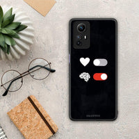 Thumbnail for Θήκη Xiaomi Redmi Note 12S / Redmi K60 Pro Heart Vs Brain από τη Smartfits με σχέδιο στο πίσω μέρος και μαύρο περίβλημα | Xiaomi Redmi Note 12S / Redmi K60 Pro Heart Vs Brain Case with Colorful Back and Black Bezels