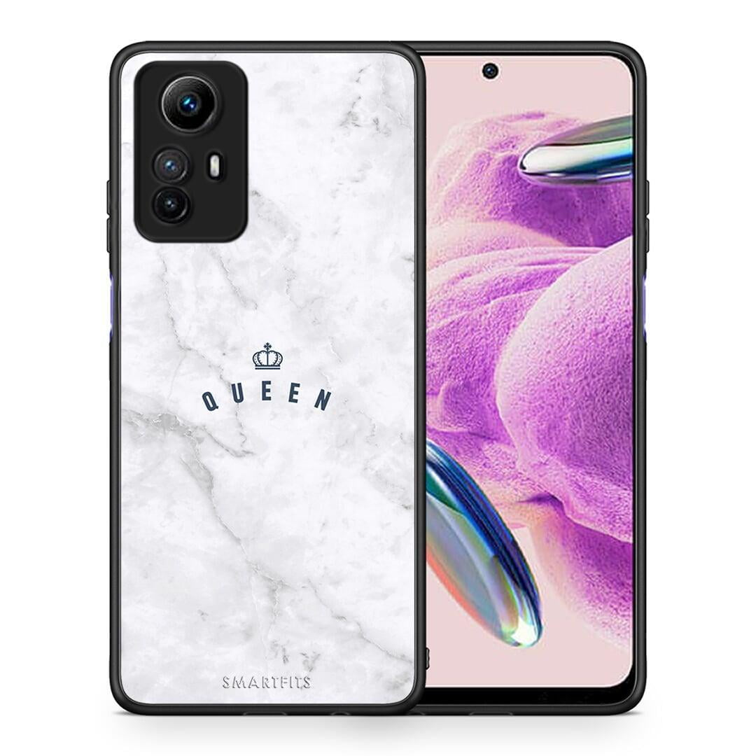 Θήκη Xiaomi Redmi Note 12S / Redmi K60 Pro Marble Queen από τη Smartfits με σχέδιο στο πίσω μέρος και μαύρο περίβλημα | Xiaomi Redmi Note 12S / Redmi K60 Pro Marble Queen Case with Colorful Back and Black Bezels