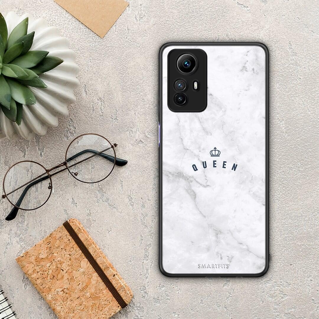 Θήκη Xiaomi Redmi Note 12S / Redmi K60 Pro Marble Queen από τη Smartfits με σχέδιο στο πίσω μέρος και μαύρο περίβλημα | Xiaomi Redmi Note 12S / Redmi K60 Pro Marble Queen Case with Colorful Back and Black Bezels