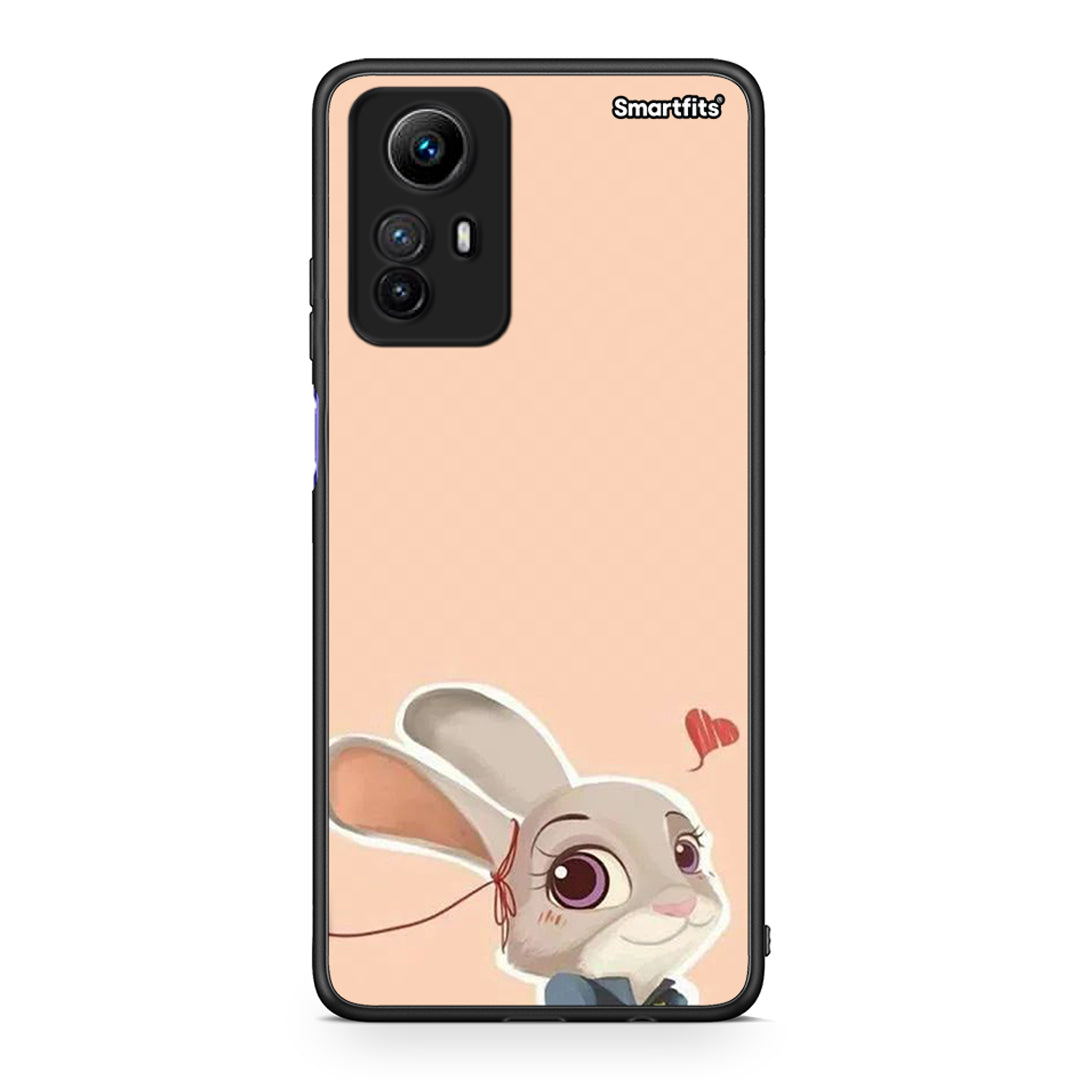 Θήκη Xiaomi Redmi Note 12S / Redmi K60 Pro Nick Wilde And Judy Hopps Love 2 από τη Smartfits με σχέδιο στο πίσω μέρος και μαύρο περίβλημα | Xiaomi Redmi Note 12S / Redmi K60 Pro Nick Wilde And Judy Hopps Love 2 Case with Colorful Back and Black Bezels