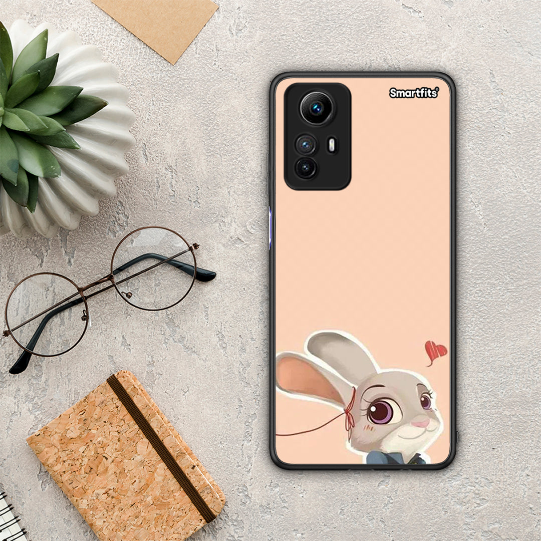 Θήκη Xiaomi Redmi Note 12S / Redmi K60 Pro Nick Wilde And Judy Hopps Love 2 από τη Smartfits με σχέδιο στο πίσω μέρος και μαύρο περίβλημα | Xiaomi Redmi Note 12S / Redmi K60 Pro Nick Wilde And Judy Hopps Love 2 Case with Colorful Back and Black Bezels