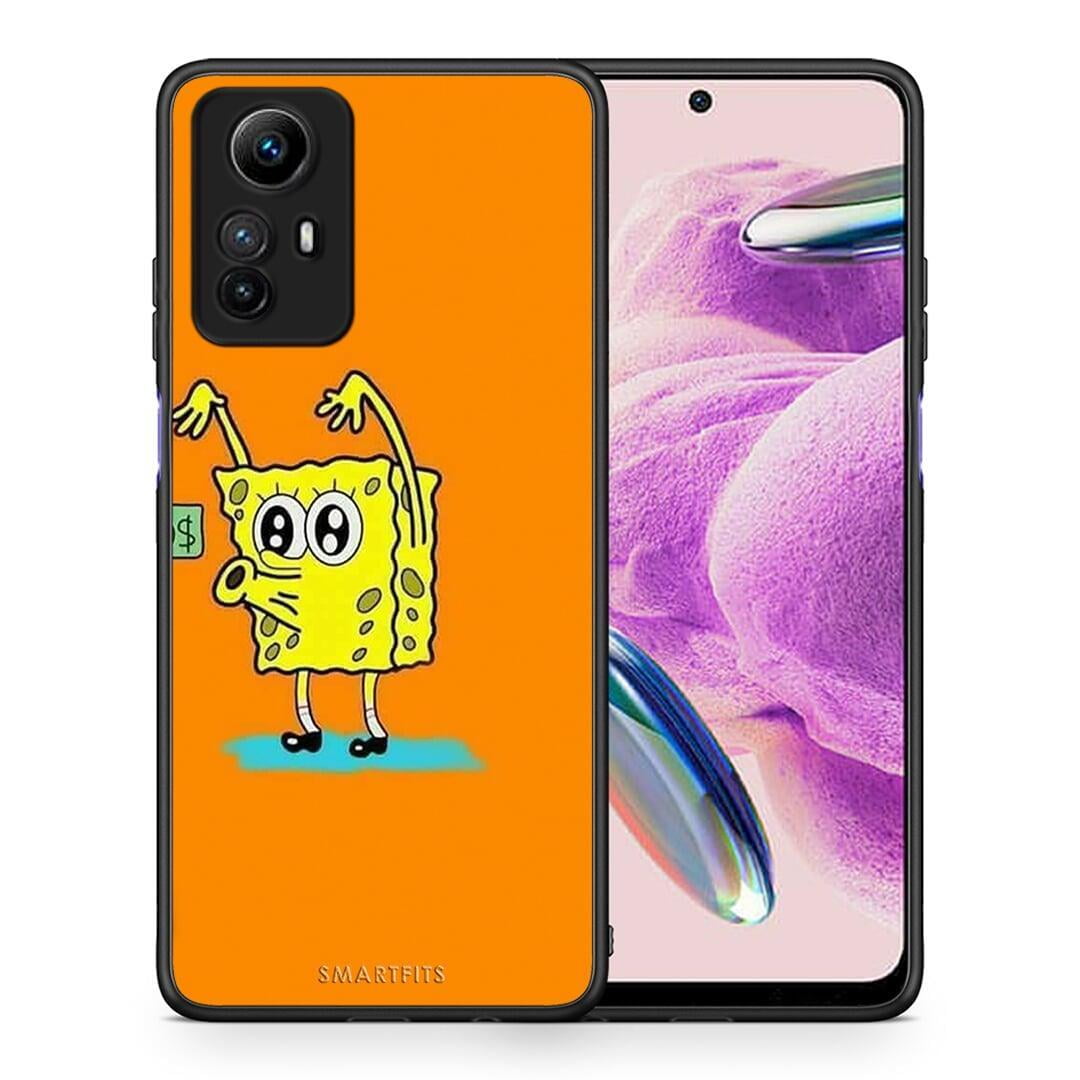 Θήκη Xiaomi Redmi Note 12S / Redmi K60 Pro No Money 2 από τη Smartfits με σχέδιο στο πίσω μέρος και μαύρο περίβλημα | Xiaomi Redmi Note 12S / Redmi K60 Pro No Money 2 Case with Colorful Back and Black Bezels