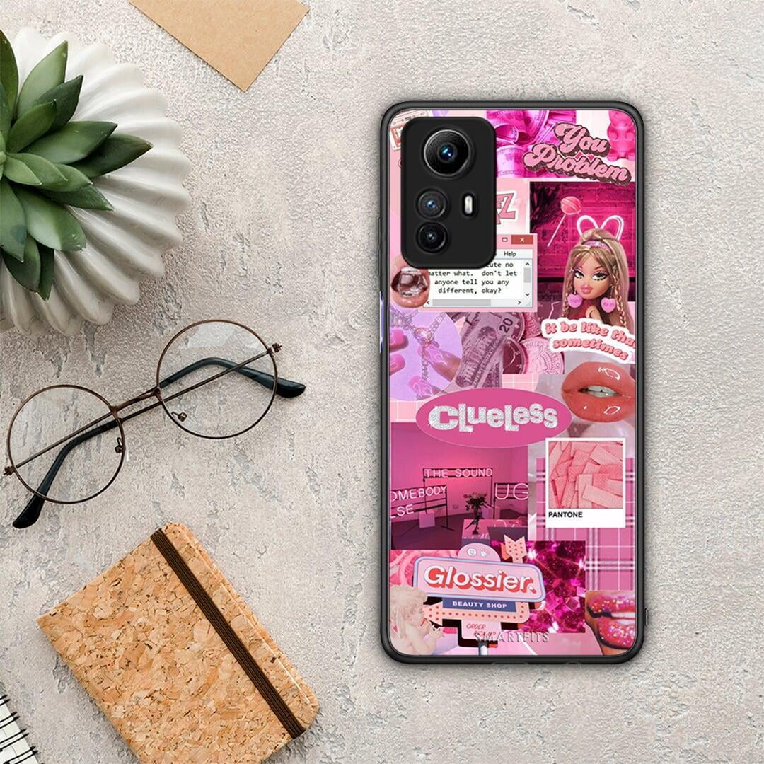 Θήκη Xiaomi Redmi Note 12S / Redmi K60 Pro Pink Love από τη Smartfits με σχέδιο στο πίσω μέρος και μαύρο περίβλημα | Xiaomi Redmi Note 12S / Redmi K60 Pro Pink Love Case with Colorful Back and Black Bezels