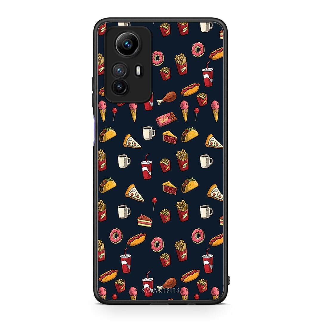 Θήκη Xiaomi Redmi Note 12S / Redmi K60 Pro Random Hungry από τη Smartfits με σχέδιο στο πίσω μέρος και μαύρο περίβλημα | Xiaomi Redmi Note 12S / Redmi K60 Pro Random Hungry Case with Colorful Back and Black Bezels