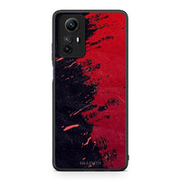 Thumbnail for Θήκη Xiaomi Redmi Note 12S / Redmi K60 Pro Red Paint από τη Smartfits με σχέδιο στο πίσω μέρος και μαύρο περίβλημα | Xiaomi Redmi Note 12S / Redmi K60 Pro Red Paint Case with Colorful Back and Black Bezels