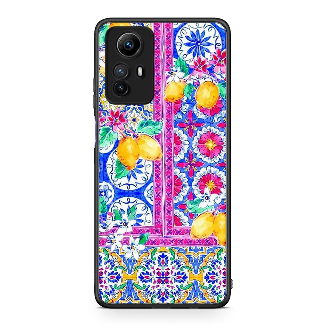 Θήκη Xiaomi Redmi Note 12S / Redmi K60 Pro Retro Spring από τη Smartfits με σχέδιο στο πίσω μέρος και μαύρο περίβλημα | Xiaomi Redmi Note 12S / Redmi K60 Pro Retro Spring Case with Colorful Back and Black Bezels